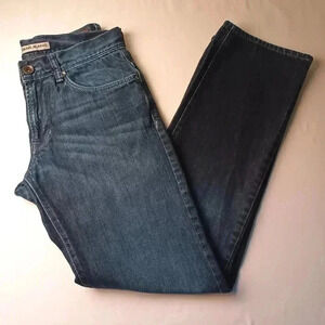 Men's DKNY Jeans Denim Size 30x32 Straight Leg 100% Cotton Medium Dark Wash